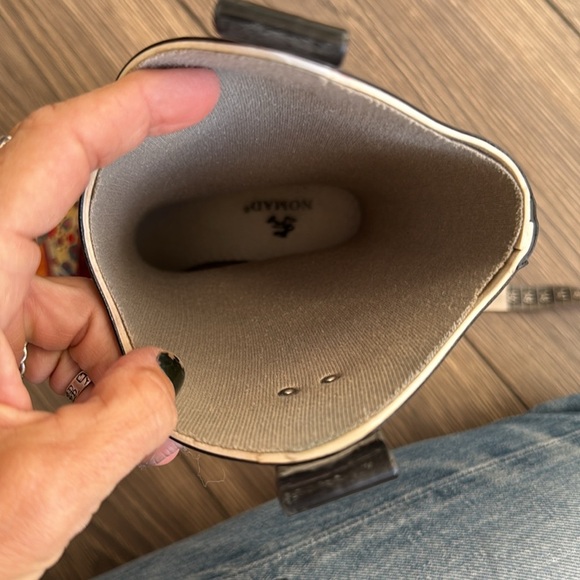 Nomad Yippy rain boots Turquoise Monet color - Picture 7 of 9